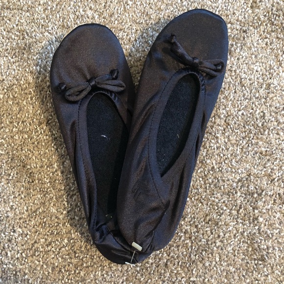 isotoner satin ballet slippers